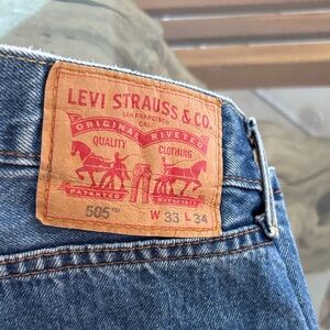 Levi's Classic Straight Blue Jeans